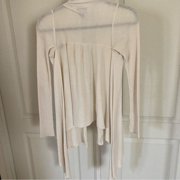 Worthington Cream Drape Cardigan Size S - Picture 7 of 7